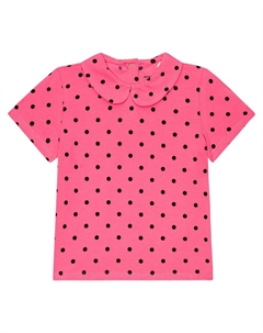 Топ в горошек, розовый Mini rodini