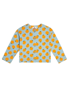 Кардиган из жаккардового хлопка оранжевого цвета, оранжевый Jelly mallow