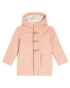 Пальто с капюшоном, розовый Il gufo