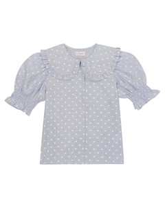 Рубашка Ромина из хлопка, синий La coqueta