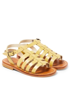 Кожаные сандалии, желтый Bonpoint