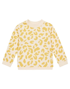 Толстовка из хлопка с леопардовым принтом, бежевый Liewood