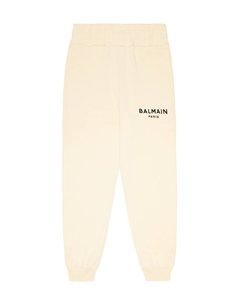 Хлопковые спортивные штаны с логотипом, черный Balmain