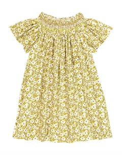 Платье Arlene из хлопка с цветочным принтом, розовый Bonpoint