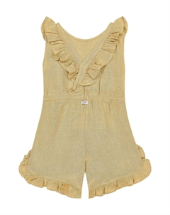Льняной комбинезон Kiki, горчичный Donsje