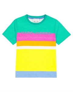 Футболка из хлопкового джерси с принтом, зеленый Marc jacobs