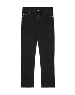 Джинсы прямого кроя Dolce&Gabbana, черный Dolce&gabbana