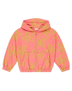 Худи из хлопка с принтом, розовый Jelly mallow