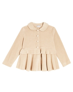 Пальто с оборками, бежевый Il gufo