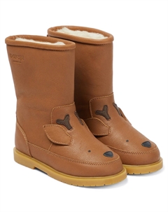 Кожаные ботильоны Wadudu, коричневый Donsje