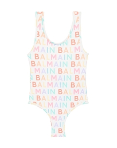 Купальник с логотипом, разноцветный Balmain