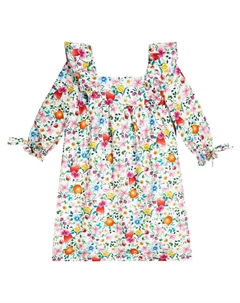 Платье Cuadras из хлопка с цветочным принтом, разноцветный La coqueta