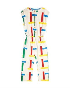 Хлопковый комбинезон с принтом, разноцветный Bobo choses