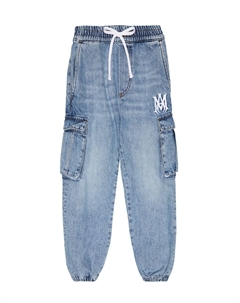 Джинсовые брюки карго, синий Amiri