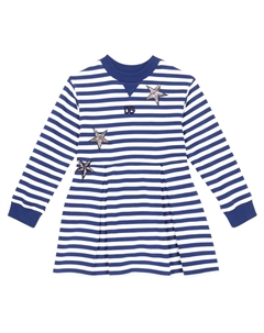 Полосатое платье из хлопкового джерси Dolce&Gabbana, синий Dolce&gabbana