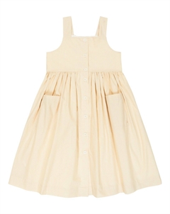 Платье Laly из хлопка, бежевый Bonpoint