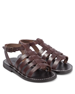 Кожаные сандалии, коричневый Bonpoint
