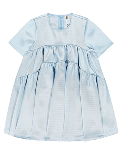 Платье с рюшами, синий Caroline bosmans