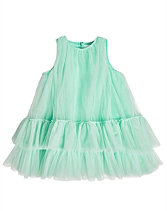 Многоярусное платье из тюля, зеленый Caroline bosmans