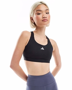 Бюстгальтер Training с высокой поддержкой черного цвета Performance Adidas