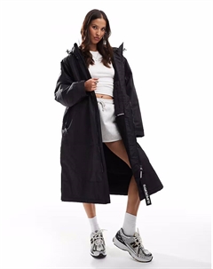 Водонепроницаемый плащ черного цвета Superdry