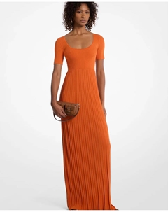 Длинное трикотажное платье-стрейч, оранжевый Michael michael kors