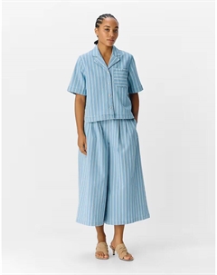 Рубашка джинсовая светло-голубого цвета Object