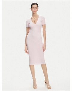 Облегающее трикотажное платье AM-53S-51E2, розовый Elisabetta franchi