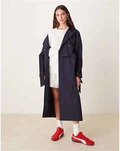 Съемный тренчкот темно-синего цвета Scalpers