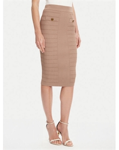 Облегающая юбка-карандаш W5YD66 Z0130, коричневый Guess