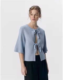 Объект Вязаный кардиган цвета кентуккийского синего цвета Object