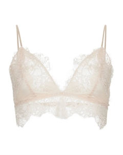 Кружевной топ, нейтральный Liu jo