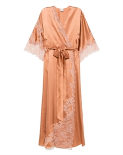 Шелковый халат, оранжевый Carine gilson
