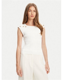 Блузка обычного кроя W5YR12 Z0130, белый Guess