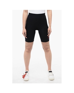 Байкерские шорты из эластичного нейлона HONEY, Black Dsquared2