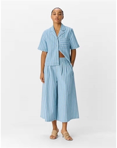 Джинсы-кюлоты светло-голубого цвета Object