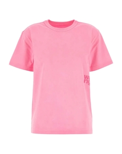 Футболка с логотипом, розовый Alexander wang