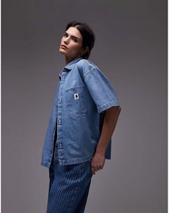 Джинсовая рубашка Lovilia светлого оттенка Carhartt wip