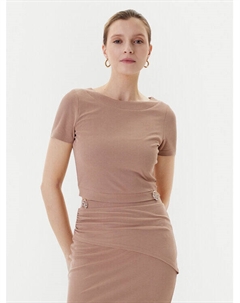 Футболка обычного кроя W5YP14 KAQL2, бежевый Guess