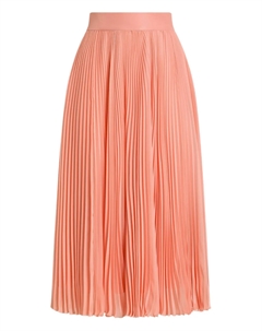 Плиссированная юбка миди, розовый Dolce&gabbana