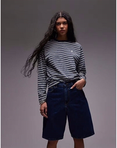 Свободные джинсовые шорты Brandon темного цвета Carhartt wip