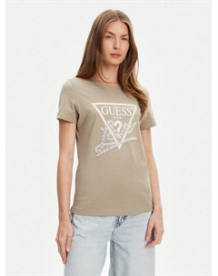 Футболка обычного кроя W5YI40 I3Z14, зеленый Guess