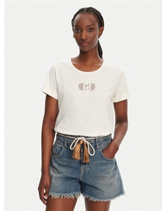 Футболка обычного кроя TA5180 JS923 M9248, желтый Liu jo