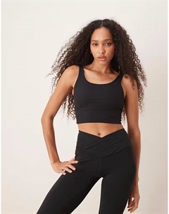 Спортивный бюстгальтер с легкой поддержкой Training Zenvy Dri-FIT черного цвета Nike