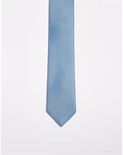Текстурированный галстук синего цвета Asos design