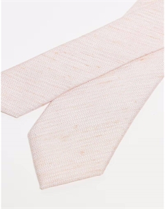 Фактурный галстук-бабочка розового цвета Asos design