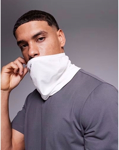 4505 - Бесшовный снуд для бега белого цвета из сетчатой ​​ткани Celina moon