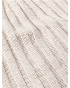 Кашемировая шапка в рубчик, бежевый Brunello cucinelli