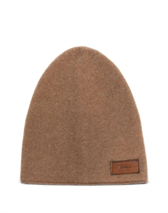 Шапка с аппликацией логотипа, коричневый Dsquared2