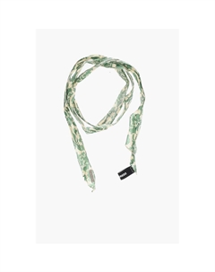 Шелковый тонкий платок с принтом «Гибискус», Green Dsquared2